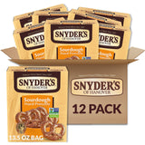 SNYDER'S OF HANOVER Pretzels, Sourdough Hard Pretzels, 13.5oz Box (Pack of 12)