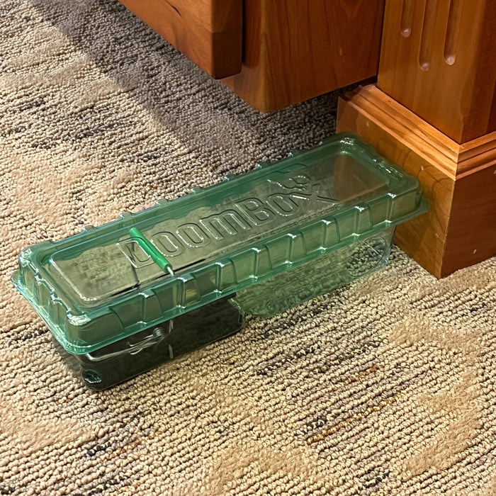 DoomBox™ Green Enclosed Mouse Trap | Keeps The Mess with The Mouse | Patented Click-It™ Closure Technology | Safe for Kids & Pets | Certified Child Resistant | Made in USA (10-Pack Green)