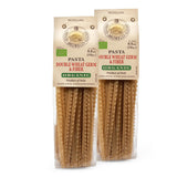 Morelli Mafalda Pasta High Fiber Mafaldine Pasta (Ricciolina Pasta) with Bran - Reginette Pasta with Double Wheat Germ - Imported Pasta from Italy 8.8oz / 250g (Pack of 2)