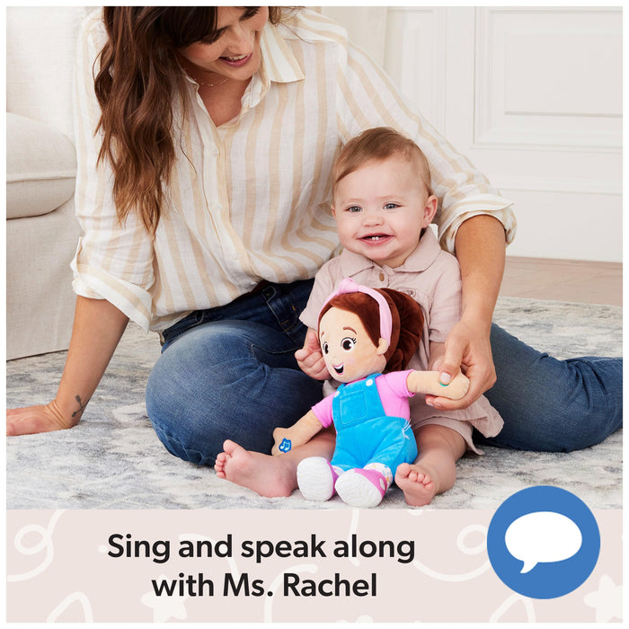 Ms. Rachel Speak & Sing Doll, 16” Tall Interactive Toy with 4 Songs & 16+ Phrases, Toddler Toys for Girls & Boys Ages 6 Months to 3+ Years