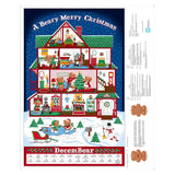 QT Quilt Fabrics Sew N Go VIII Merry Beary Advent Calendar Royal