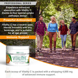 American Nutriceuticals Vitamin C Powder - Supplement for Immune Support - Natural, Sugar Free -Non-Acidic - No Upset Stomach - 4000mg