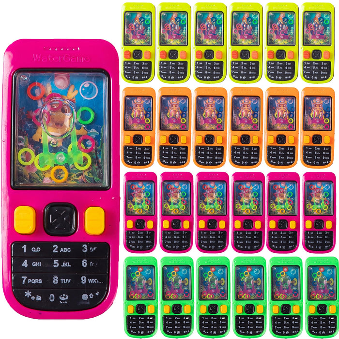 Desyeryamimi 24 Pack Handheld Water Ring Games for Kids Party Favors