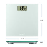 Health o Meter Glass Weight Tracking Digital Scale for Body Weight, Bathroom Scale, 2 Users, Accuracy & Precision, LCD Display, 400 lbs Capacity, Battery Included