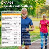 Charge Capsules (With Caffeine) Dietary Supplement - 90 Capsules