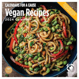 2024 Vegan Recipes Monthly Wall Calendar by Bright Day, Calendars For a Cause, 12 x 12 Inch, Plastic Free Packaging, Health and Wellness Gift Cooking Foodie Spices