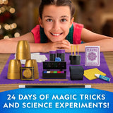 NATIONAL GEOGRAPHIC Science Kit & Rock Collection Advent Calendar 2022 – Jumbo Advent Calendar with 24 Days of Science Experiments, Gemstones & Fossils for Kids, STEM Projects for Kids Ages 8-12