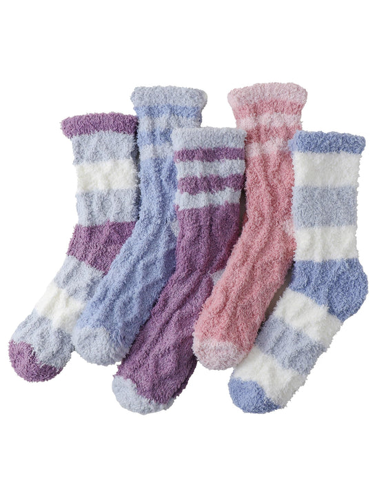TEHOOK Womens Fuzzy Socks Soft Cozy Fluffy Slipper Socks Winter Warm Plush Sleeping Socks Christmas Stocking Stuffers Gifts for Women