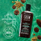 American Crew 3-IN-1 CHAMOMILE + PINE Shampoo, Conditioner and Body Wash, 33.8 Fl Oz (Pack of 1)