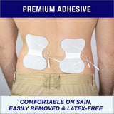 Syrtenty TENS Unit Replacement Pads - Pack of 6 Butterfly Shaped Electrode Squares for Muscle Stimulation & Therapy