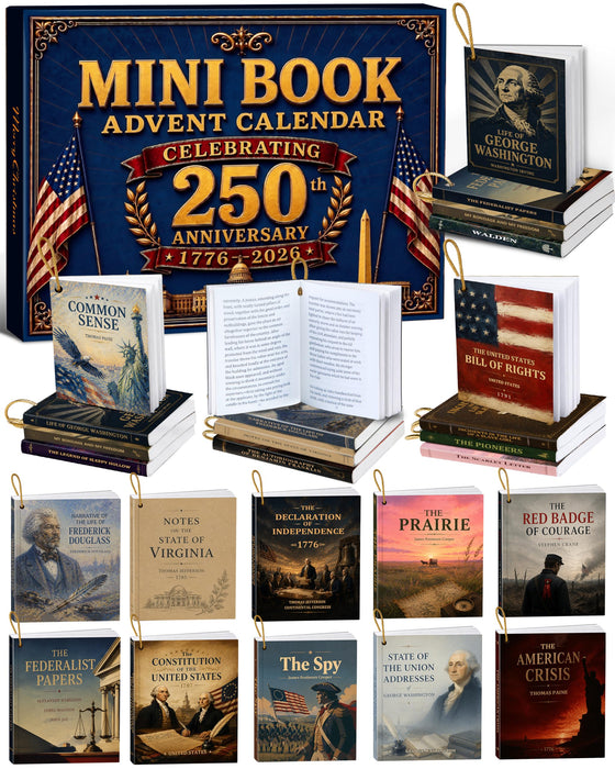 Book Advent Calendar 2026 for Book Lovers, Christmas Tree Ornaments