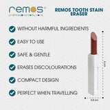 REMOS Tooth stain eraser - polisher for discolourations by tobacco, tea, coffee & wine