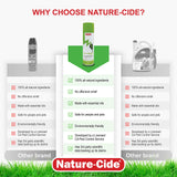 Nature-Cide Aerosol Can. All Natural Roach Killer, Spider, Mosquito and Ant Spray to Keep Your Home Safe. Kills on Contact. No Strong Odor.