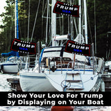 Donald Trump 2024 Flag For Trump Supporter Double Sided 3x5 feet 3 PLY Outdoor Patriotic American Flags With 2 Anti-Rust Brass Grommets - 100D Polyester With 3 Stickers Let's Go Brandon by NOAHIAN