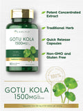 Carlyle Gotu Kola 1500mg Traditional Herb - 180 Capsules
