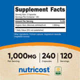 Nutricost Noni Capsules 500mg 240 Capsules - CCOF Certified Made with Organic Noni, Non-GMO, Gluten Free