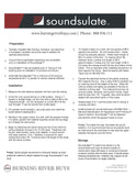 Soundsulate™ 1 lb Mass Loaded Vinyl MLV, Soundproofing Barrier 4' x 25' (100 sf) - Made in USA