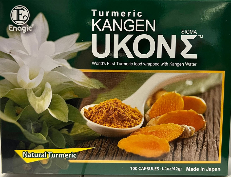 Kangen Ukon Turmeric by ENAGIC 100% Organic Multivitamins Vegeterian Capsules