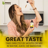 Maxx Herb Lemon Balm Extract - Max Strength Liquid Tincture Absorbs Better Than Capsules or Tea, for Nervous System Support, and Stress Management - 4 Bottles, 4 Oz Each (240 Servings)