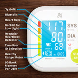 Greater Goods Digital Blood Pressure Monitor - includes Automatic Upper Arm Blood Pressure Cuff, Storage Bag, and Batteries | BP Monitor Measures Blood Pressure and Pulse | Designed in St. Louis, MO