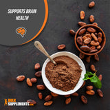 BULKSUPPLEMENTS.COM Cocoa Extract Powder - Polyphenols Supplement - Circulation Supplements Flavonoids Supplements - Sugar Free Cocoa Powder - Cocoa Powder (250 Grams - 8.8 oz)
