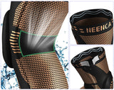 NEENCA Copper Knee Brace for Knee Pain, Knee Support with Patella Pad & Side Stabilizers, Compression Knee Sleeve for Sport, Workout, Arthritis, ACL, Joint Pain Relief, Meniscus Tear- FSA/HSA Eligible