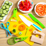 Kids Knife Set for Real Cooking: 46 Pcs Montessori Kitchen Tools for Toddlers, Gifts Toy for 2 3 4 5 6 7 8 9 10 Year Old Boys Girls Birthday Christmas