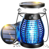 Solar Bug Zapper Outdoor, 4200V Effective Mosquito Zapper, Rechargeable Cordless Bug Zapper Outdoor with 4000mAh Battery, Portable Electric Fly Zapper for Patio, Porch, Garden, Kitchen