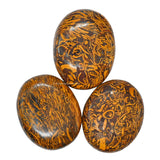 Mariyam Jasper Crystals and Healing Stones - Large Palm Stone Crystals Piedra - Crystal for Good Luck, Balanced Positive Energy, Meditation - Unique Stocking Stuffers and Birthday Gifts for Women, Men