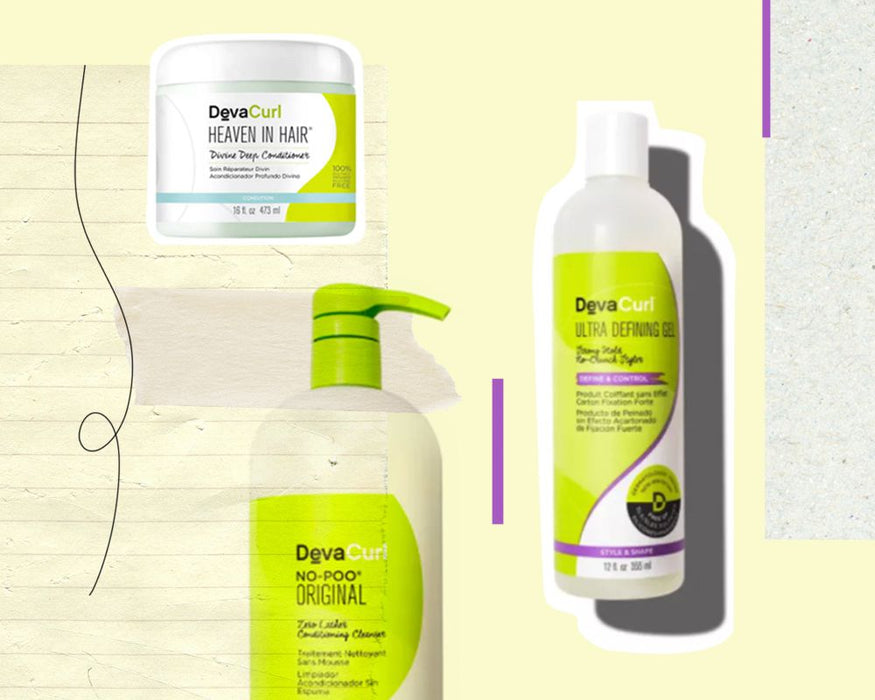 DEVACURL Curly Curls on the Go 4pc Kit 3oz Each Travel Size