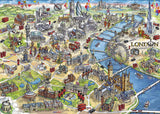 GIBSONS London Landmarks 1000 Piece Jigsaw Puzzle | Sustainable Puzzle for Adults | Premium 100% Recycled Board | Great Gift for Adults | Gibsons Games