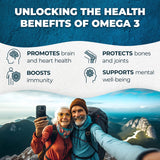 PUREHEALTH RESEARCH Nano Omega 3 Mini Softgels - Omega 3 Fatty Acid Supplements- Burpless Fish Oil, Epa Dha Omega 3 Supplement - Nano Powered Omega 3 with DHA, EPA- Non-GMO Omega Fish Oil 60 Soft Gels