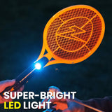 ZAP IT! Bug Zapper Rechargeable Bug Zapper Racket, 4,000 Volt, USB Charging Cable, 2 Pack