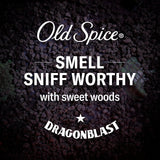 Old Spice Body Wash for Men, Dragonblast, Long Lasting Lather, 24 fl oz (Pack of 4)