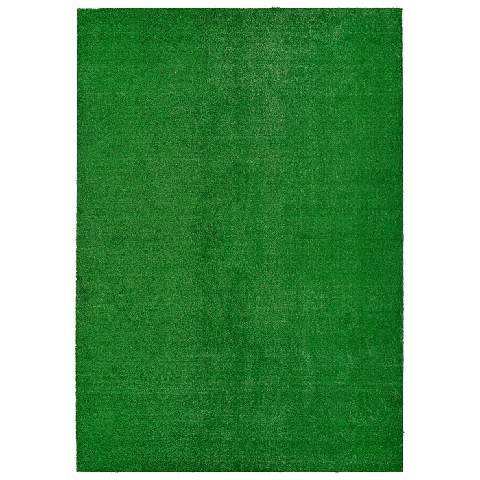 Garland Rug Artificial Grass 7 Ft. X 10 Ft. Large Indoor/Outdoor Area Rug Green -Lush Green, Durable, and Low-Maintenance for Patios, Lawns, and More