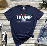 IHK Trump 2024 T-Shirt, Trump 2024 Election, Trump 2024, Donald Trump 2024 Shirt (US, Alpha, X-Large, Regular, Regular, Navy)