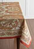 Maison d' Hermine 100% Cotton Table Cover - 70"x140" Rectangle Decorative Tablecloth - Washable Tablecloths for Dining, Home & Party - for Thanksgiving & Christmas - Kashmir Paisley Collection