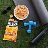 WILDE Chicken & Waffles Protein Chips, Thin and Crispy, High Protein, Keto, Made with Real Ingredients, 1.34oz Bags (Pack of 8)