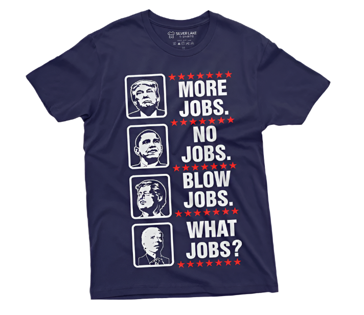 Trump Biden Obama Clinton Funny Political T-shirt Anti-liberals Funny Anti-Biden (4XL)