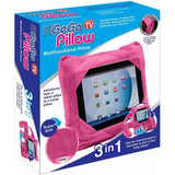 GoGo Multifunctional Pillow Pink Ipad Tablet Holder Travel Stand Neck Rest Plush