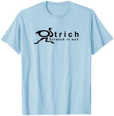 Ostrich Running Stretch It Out T-Shirt