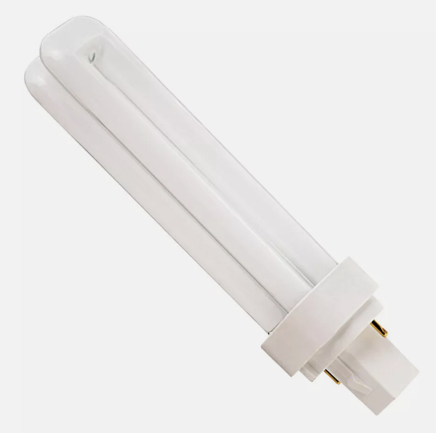 Sylvania 21110 20677 CF18DD/835/ECO CFL 18W T4 Tube 2Pin G24d-2 3500K Warm White