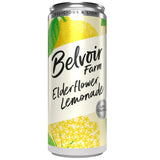 BELVOIR Delicious and Light Elderflower Lemonade Drink Cans 330ml (Pack of 24)