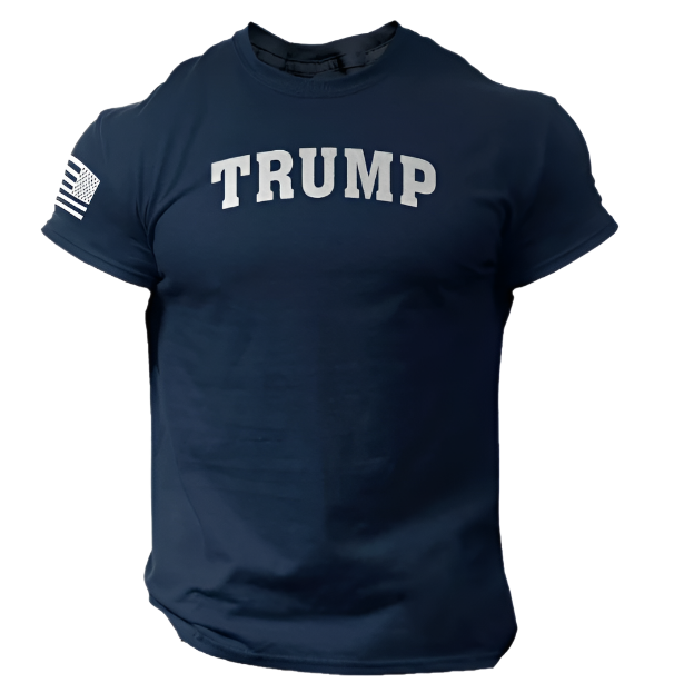 Trump T Shirt MAGA Elections Republican Tee 2024, Navy Blue (2XL)