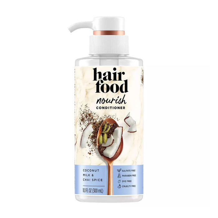 HAIR FOOD Coconut and Chai Spice Nourish Conditioner 10.1 Oz., Pack of 2