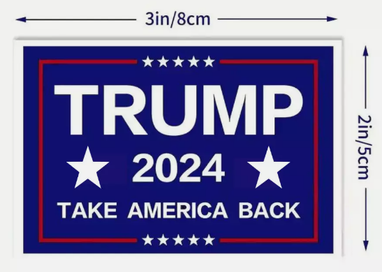 💥 5PCS SET DONALD TRUMP NEW 2024 STICKERS DECALS TAKE SAVE AMERICA BACK MAGA!