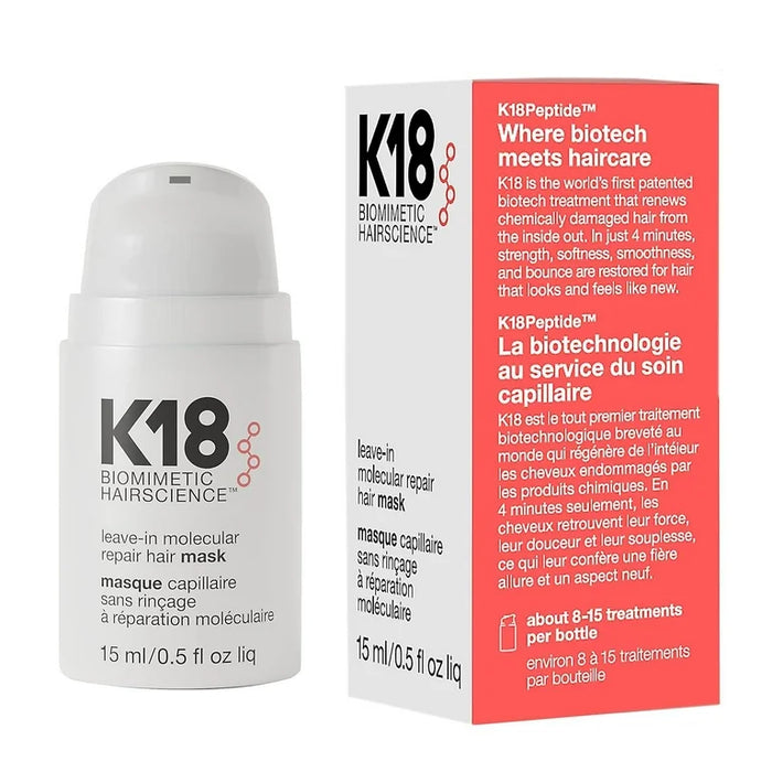 K18 Leave-In Molecular Repair Hair Mask ~1.7 fl oz 50 ml HOT