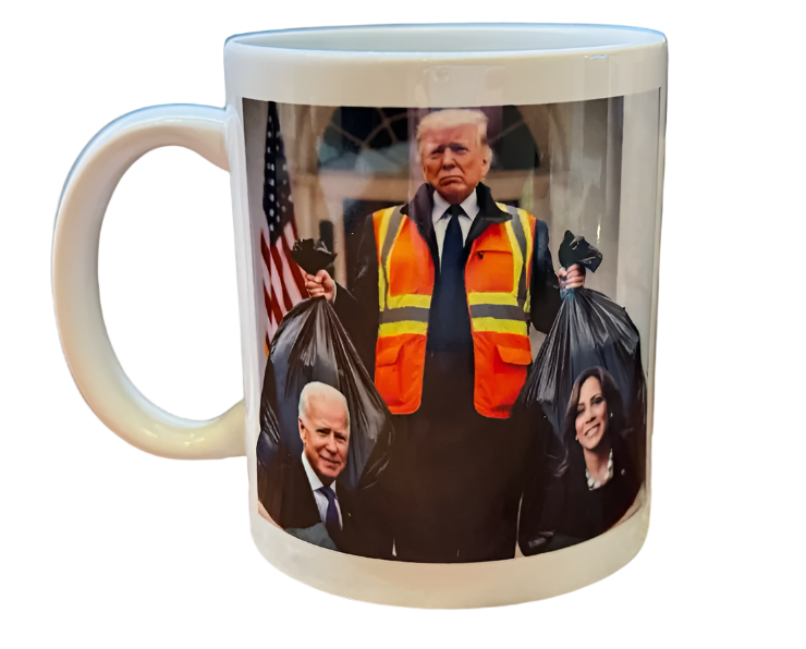 Donald Trump Trash Garbage | Coffee Mug | 2024 US Election MAGA Christmas Gift