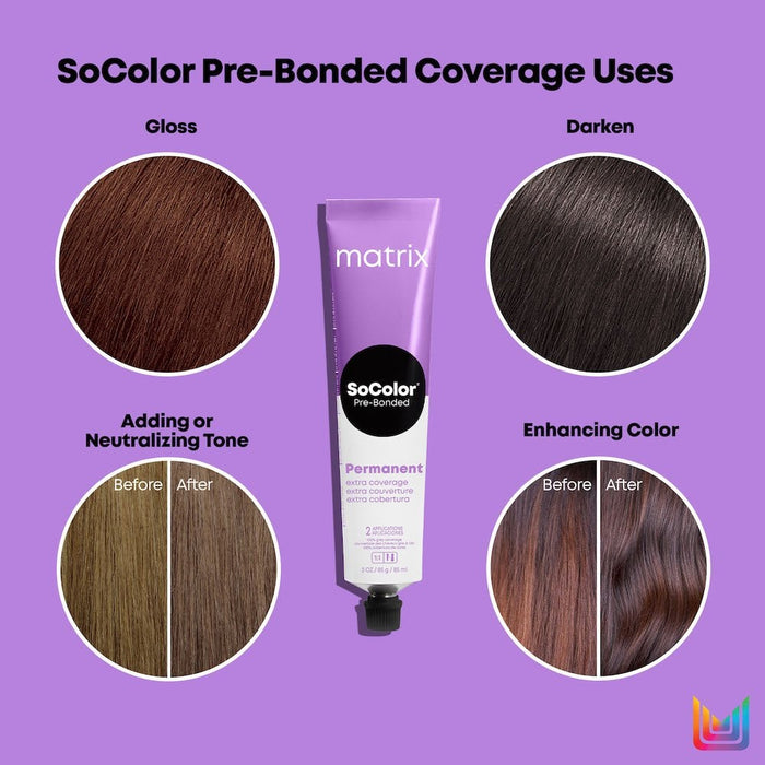 MATRIX SoColor Pre Bonded Permanent Hair Color 3oz (7N Dark Brown Neutral)