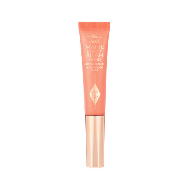 CHARLOTTE TILBURY Matte Liquid Blush Wand Pillow Talk Peach Pop Full Size